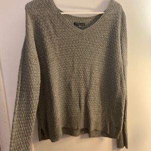 Women’s Gray American Eagle Sweater